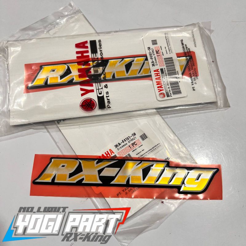 EMBLEM STIKER TANGKI RX KING RXKING 2001 2002 ORIGINAL