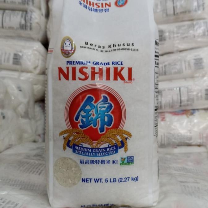 

Beras Jepang - California Sushi Rolls - NISHIKI 5LB 2.27 KG