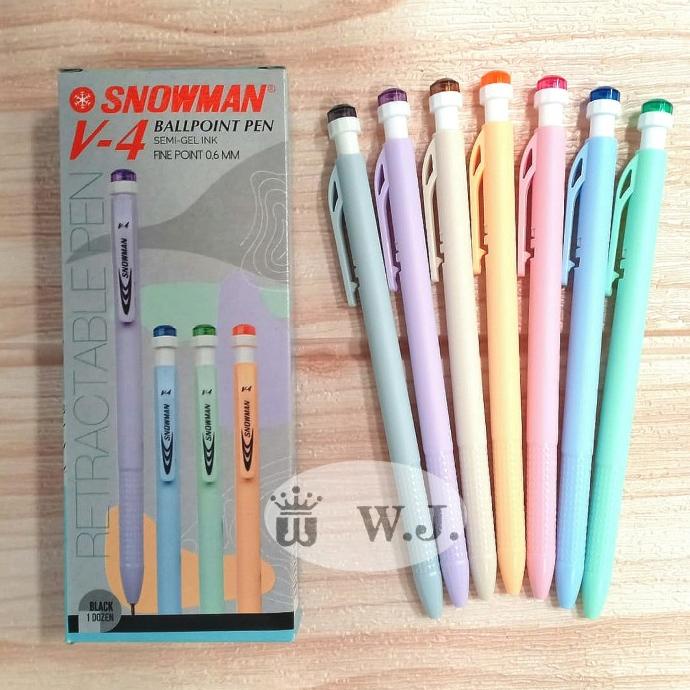 

langsung order saja] Bolpoin / Bolpen Snowman V4.