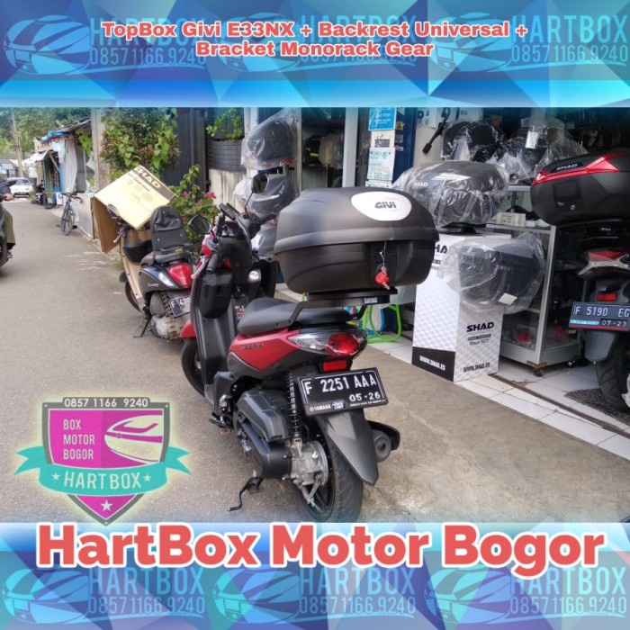 Bracket Breket Behel Braket Box Motor Yamaha Gear 125 Mio Z Mio S