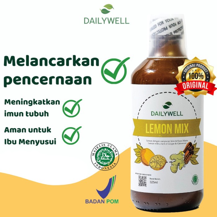 

Dailywell Lemon Mix 325Ml