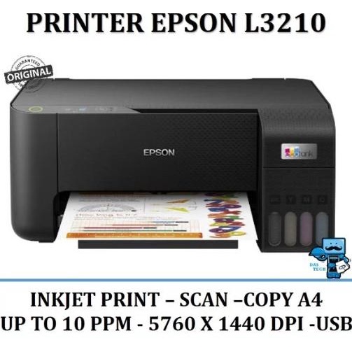 Printer Epson L3210 Ecotank Multifungsi - Garansi Resmi