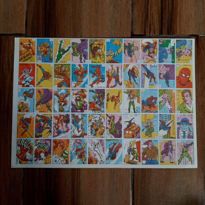 Gambar Umbul Spiderman Ori Lawas Jadul Tantinseller