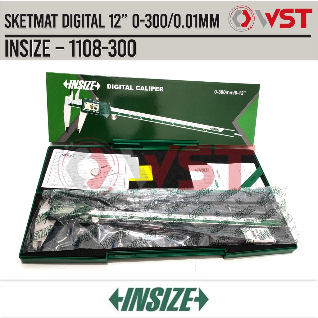 Sketmat Digital 12" Insize 1108300 / Digital Caliper 300mm
