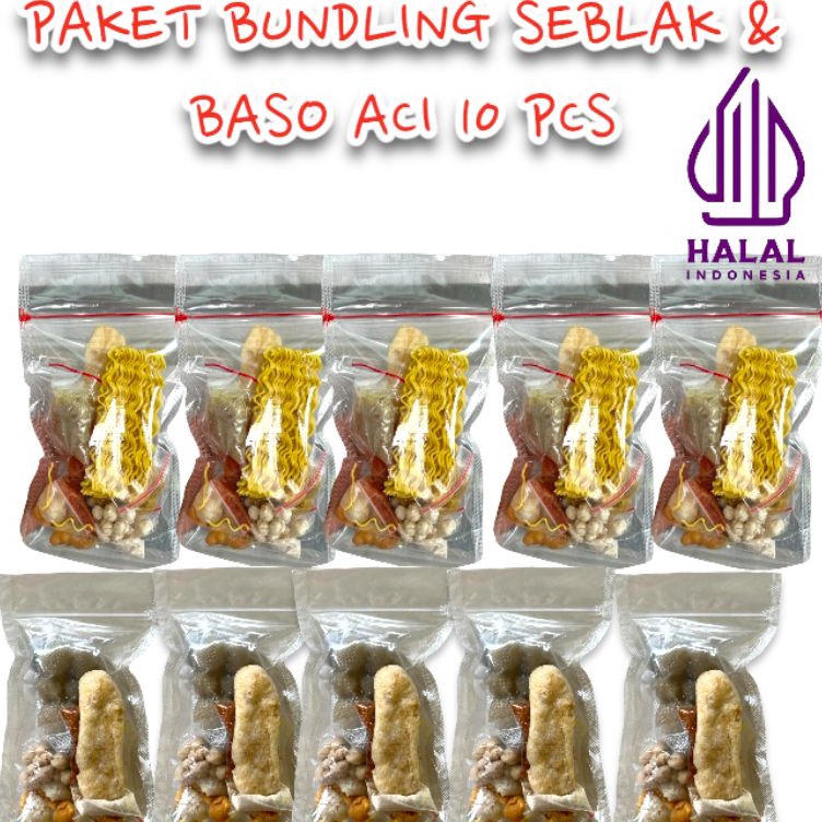 

☈Ready Stock AEC7K PAKET SEBLAK MIE 5 DAN BASO ACI 5PCS Q77 ➺Murah Banget