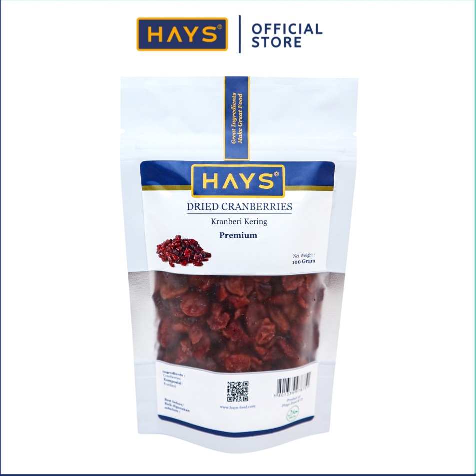 

➢Terbatas DFTQM Dried Cranberries / Kranberi Kering / Cranberry - HAYS L93 Diskon