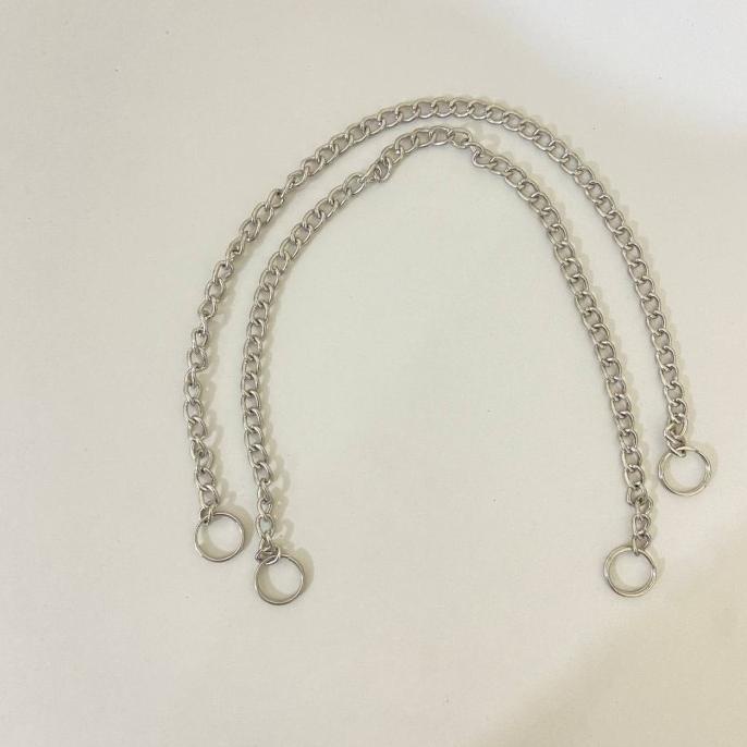 

8.8 Rantai Papan Akrilik Nomor Rumah Tambahan Silver Gold Tali Acrylic