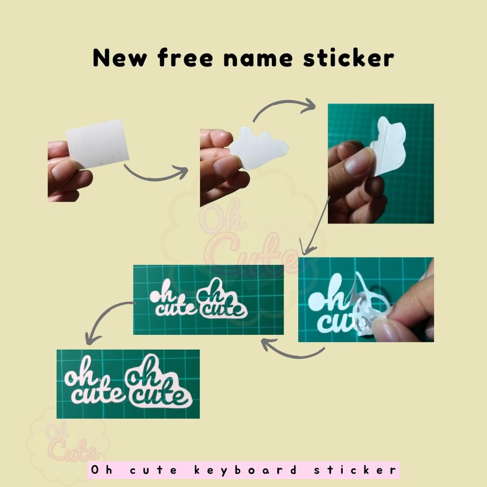 

Terbaru Korean Hangul Keyboard Sticker For Windows Aesthetic Palette Color - Oh Cute Stiker Jl23