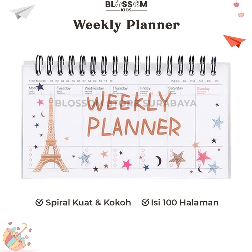 

Kalender Weekly Planner Weekly Schedule Notes Memo Import Blossom Kids c6ywj