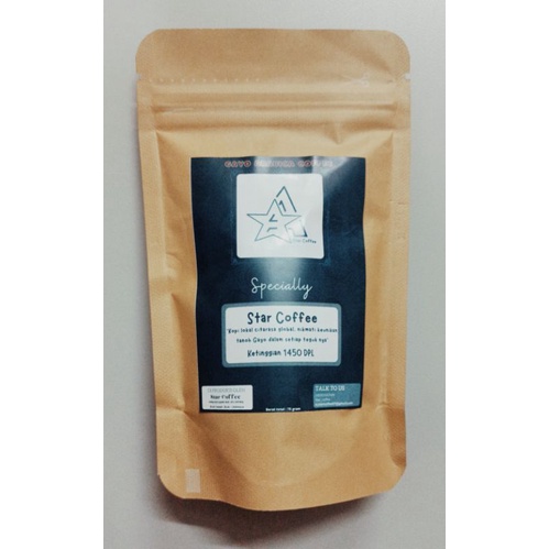 

Star Coffee" Kopi Gayo Original Specially 75 gram. 1450 DPL