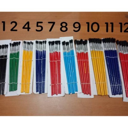 

✥Best Terlaris KKMKT Kuas Lukis Pagoda No. 2 harga per LUSIN = 12 PCS S68 ➞Murah Banget