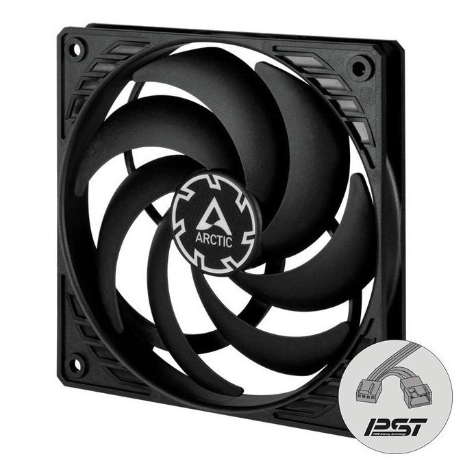 ARCTIC P12 SLIM PWM PST 120mm FAN - SINGLE FAN