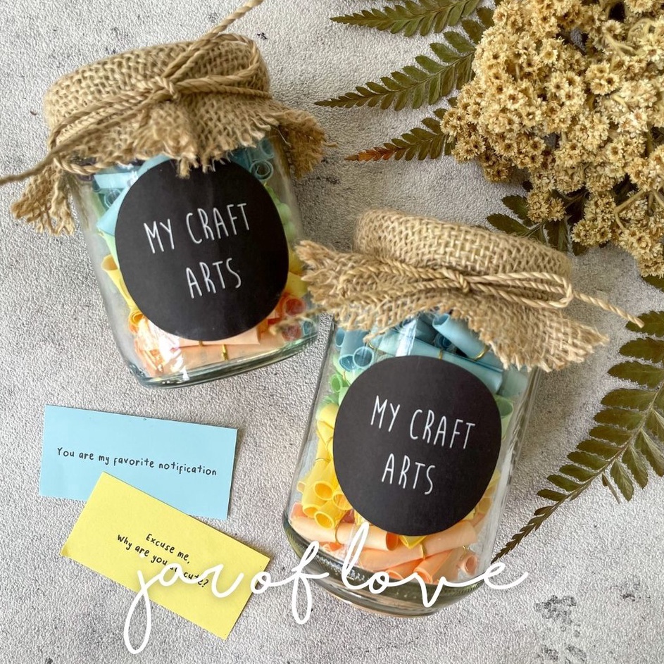 

➽Kirim Sekarang➺ QSAEL Jar of Love [SUDAH DITULIS] @mycraftarts H70 Readystock