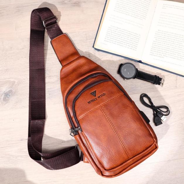 WAS819 OPIOBAGS TAS SHOULDER BAG PRIA KULIT IMPORT / BIVALY WYLD F1906-2 *