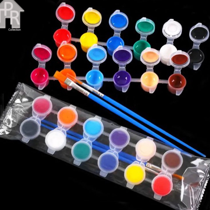 

Diskon➾ QYMLG Cat Akrilik Untuk Prakarya Tanah Liat - 12warna x 3mL + 2kuas N46 ➩Buruan Beli