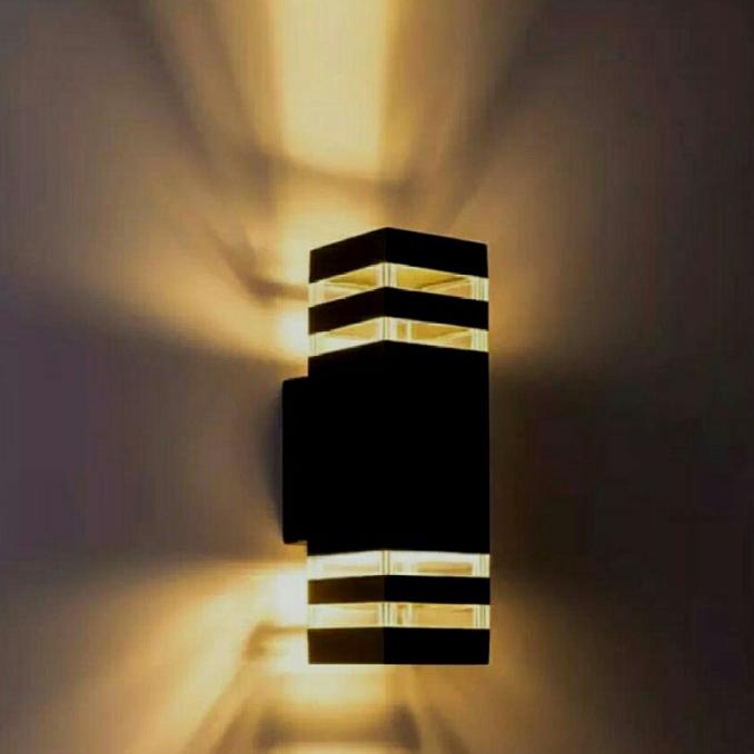 :::::::] lampu hias dinding taman tiang teras cafe