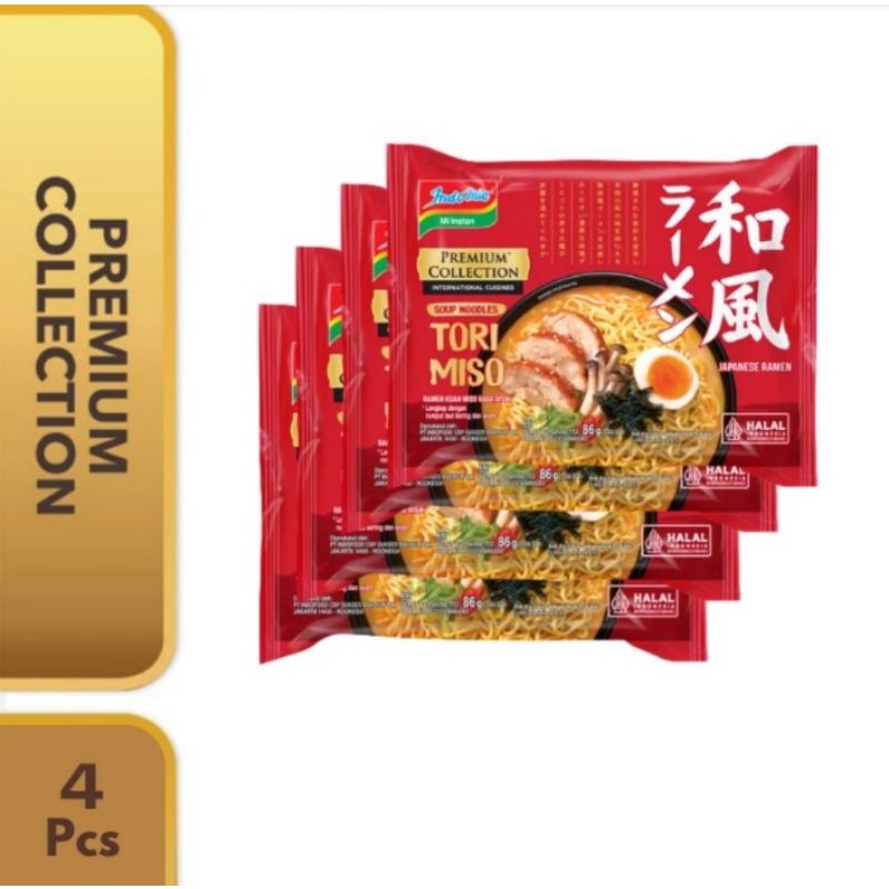 

Indomie Premium Collection Miso Ramen 4 Pc