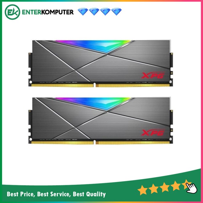 ADATA DDR4 XPG SPECTRIX D50 PC28800 3600MHz 32GB (2X16GB) RGB