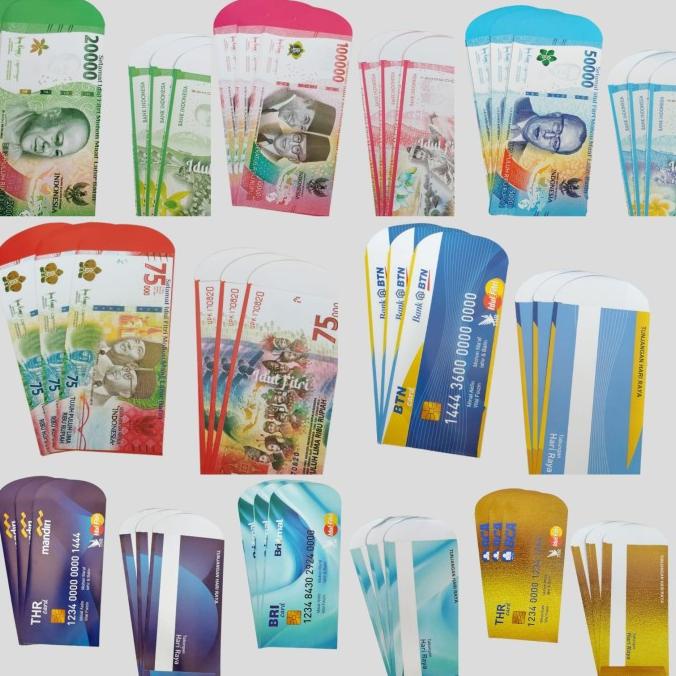 

Amplop / Angpau Lebaran Viral Motif Uang / Atm Unik Size Jumbo 16 X 8