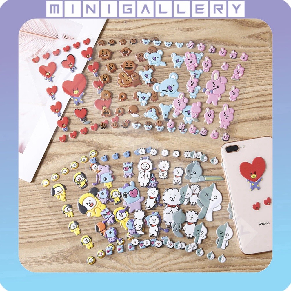 

Pasti Murah!! MG 279 Stiker BT21 3D / Sticker Tata Chimmy Koya Cooky Shooky RJ Mang Van / Stiker BT21 Best Produk