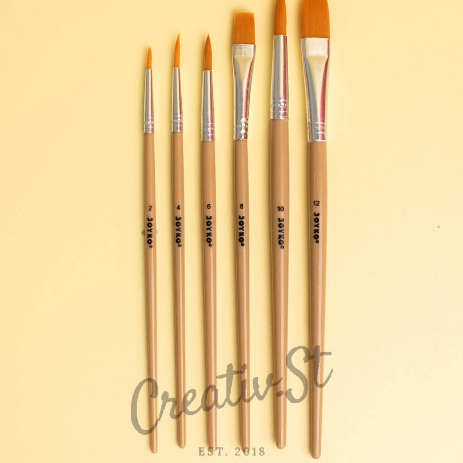 

➢Bayar Di Tempat MQHNH Kuas Lukis Set Joyko BR-5 (6 Pcs kuas) V73 ➻Buruan Beli