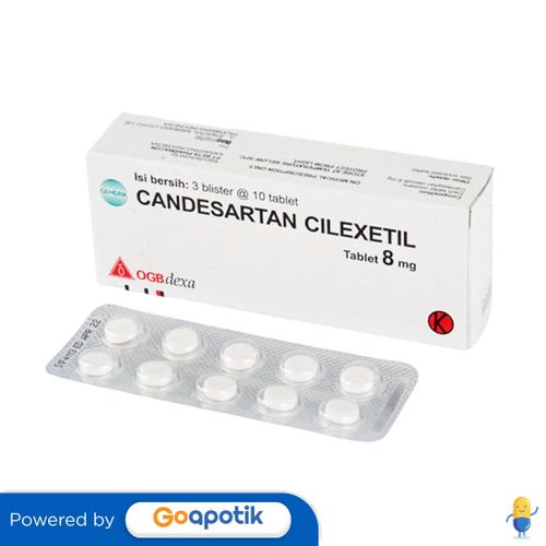 CANDESARTAN OGB DEXA MEDICA 8 MG BOX 30 TABLET