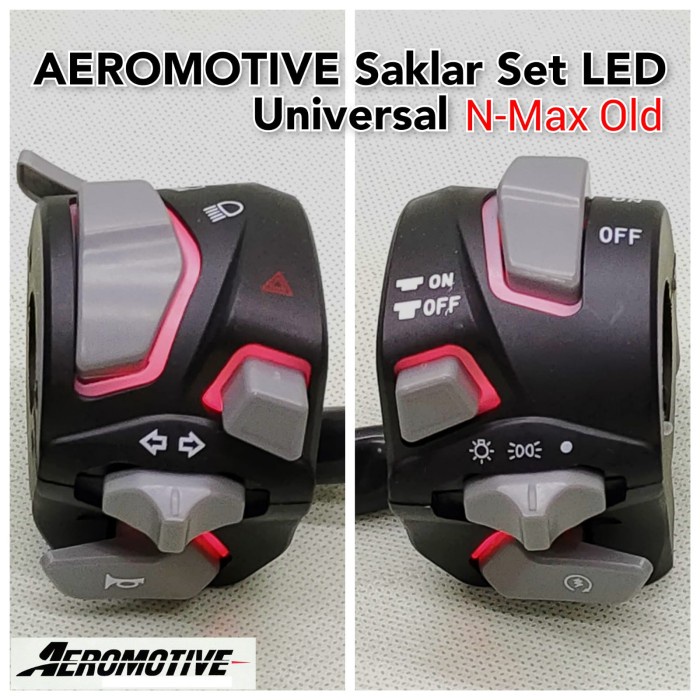 Saklar Set LED Vietnam Universal - Nmax Old AEROMOTIVE HRG DISKON
