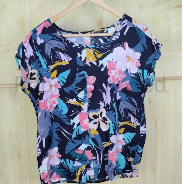 ATASAN WANITA BLOUSE pabrik branded banana republic baju atasan murah - bunga s A4A9 baju blouse wan