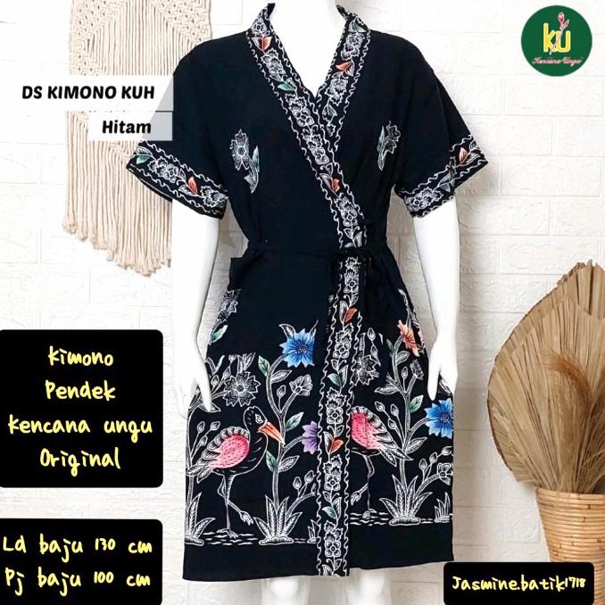 DASTER KIMONO PENDEK KENCANA UNGU KUH