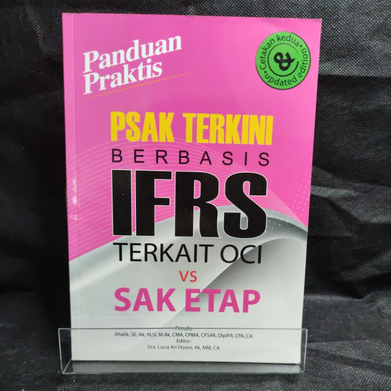 Buku Psak Terkini berbasis IFRS terkait oci vs Sak Ftap, Ahalik, IAI.