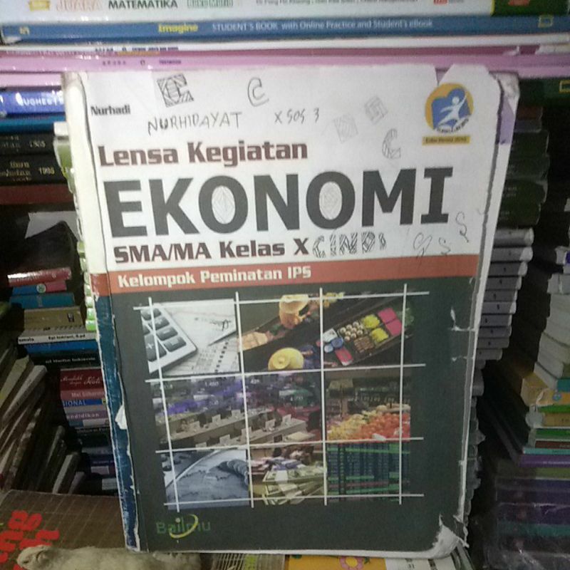 buku lensa kegiatan ekonomi kelompok peminatan IPS untuk SMA kelas 10 penerbit bailmu