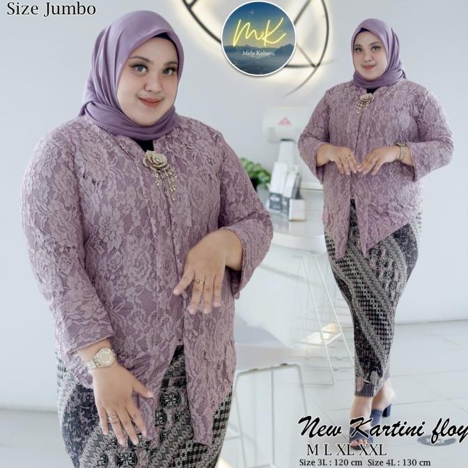Atasan Kebaya Kartini Floy / Atasan Kebaya Brokat Jumbo / Kebaya ld130
