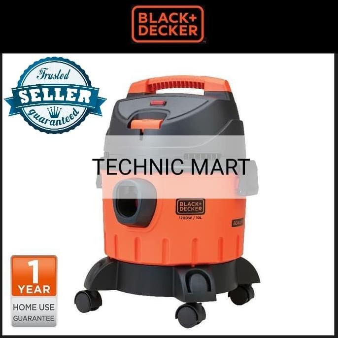 Black+Decker 1200W Wet & Dry Vacuum Cleaner - Vacuum basah kering