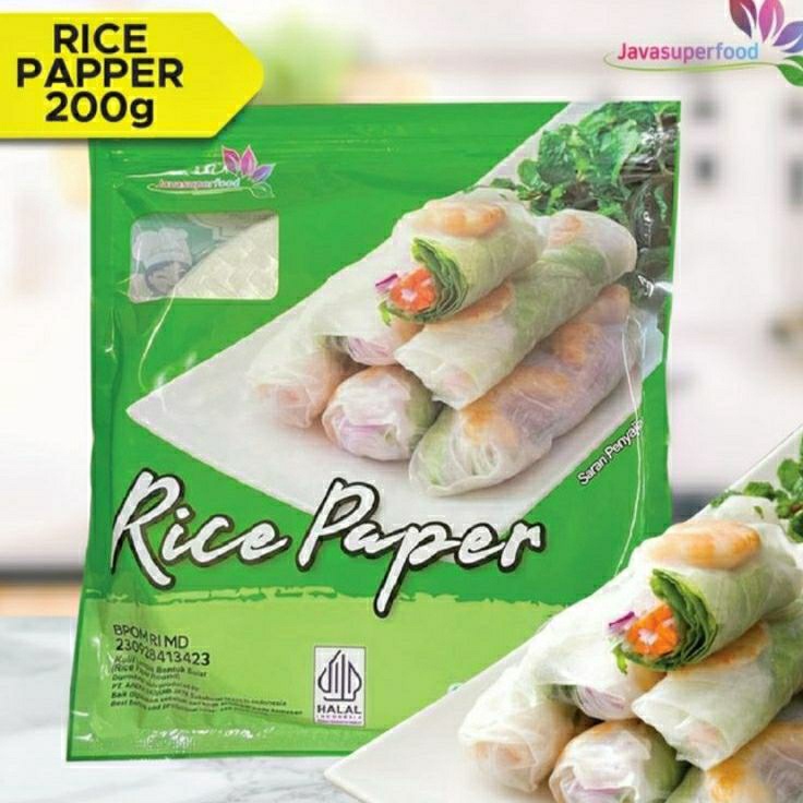 

➠Diskon Promo M08YZ Rice Paper Bulat 200gr (20 lbr) / Kulit Lumpia Vietnam / Halal R97 Baru