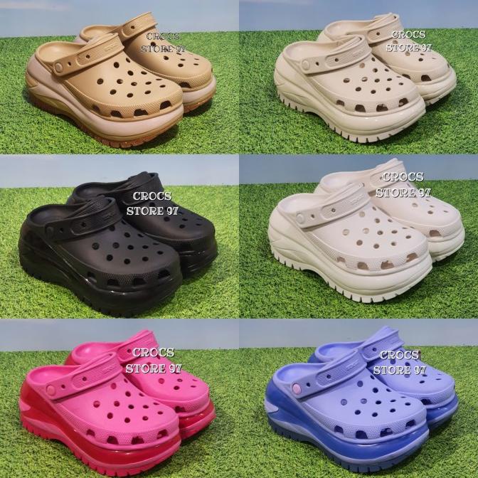 CROCS CRUSH / CROCS SANDAL CLASSIC MEGA CRUSH CLOG / SENDAL CROCS