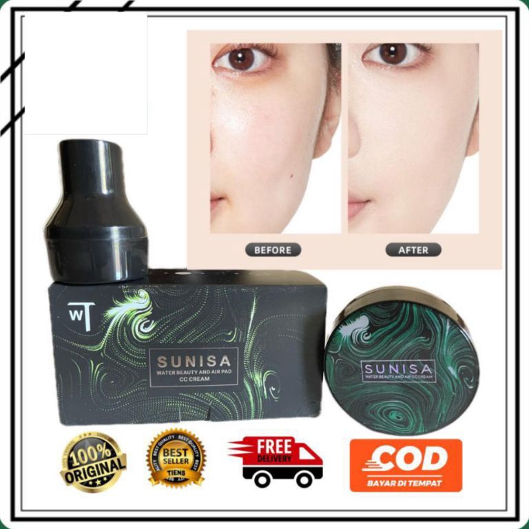 Produk Terbaru ( 100% ORIGINAL ) BEDAK SUNISA CUSHION WATERPROOF BEDAK ANTI AIR MUSHROOM HEAD AIR CC