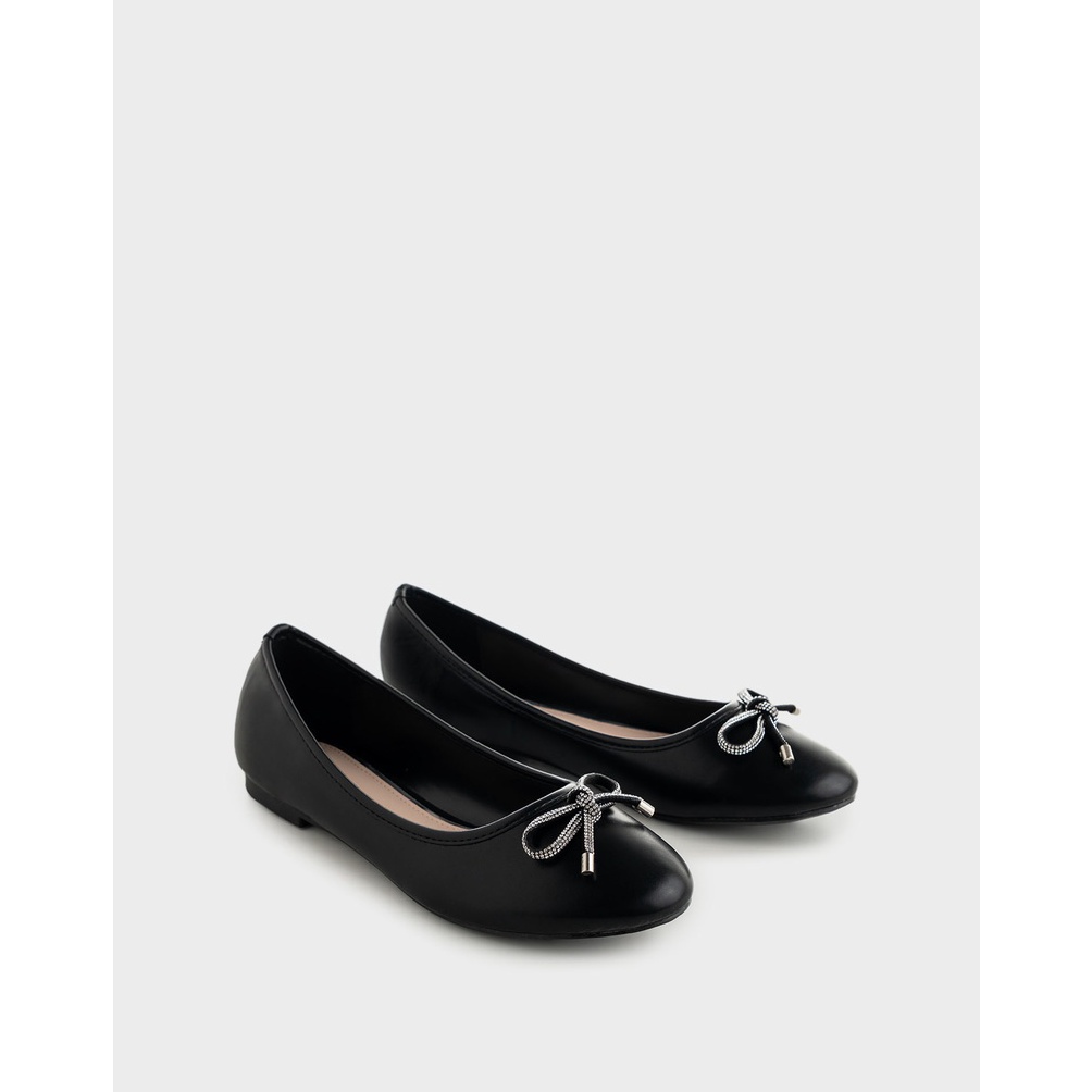 Keren asli✹ URBAN&CO Essentials Flat Shoes Zoey Black WN8