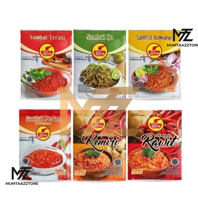 

✯Terkini➟ W6MEE ☘️MUMTAAZZTORE☘️ FINNAFOOD Sambal Uleg 20gr All Varian R57 ➤Diskon