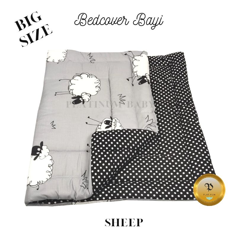 Platinum Baby | Bedcover Bayi Jumbo Katun CVC UK 110 x 80 cm