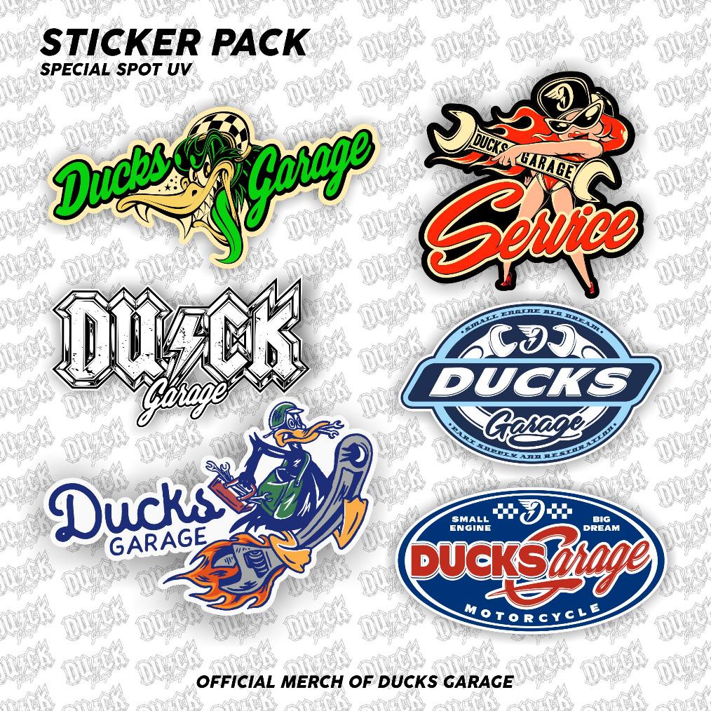 

Terbaru Stiker Sticker Pack Ducks Garage Suku Cadang Motor