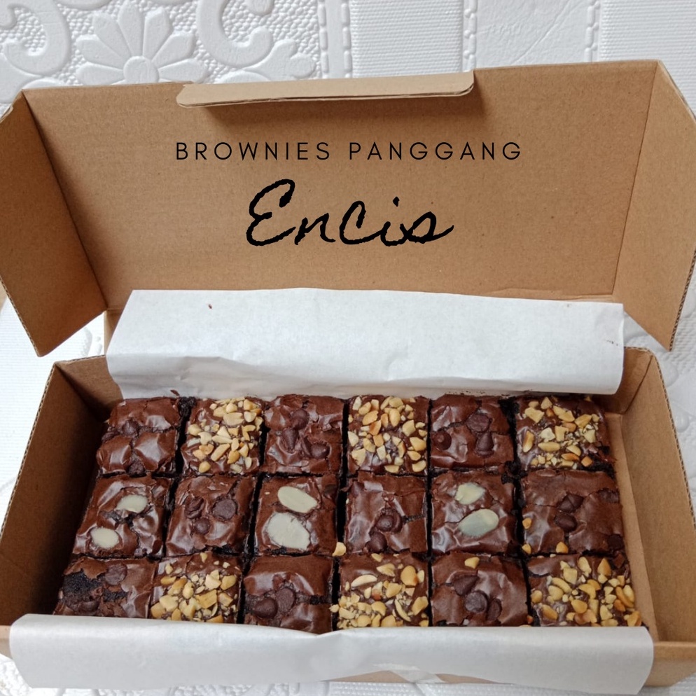 

New Product COD GRATIS ONGKIR BRONIS BROWNIES PANGGANG COKLAT NYOKLAT ENCIS 20 X 10