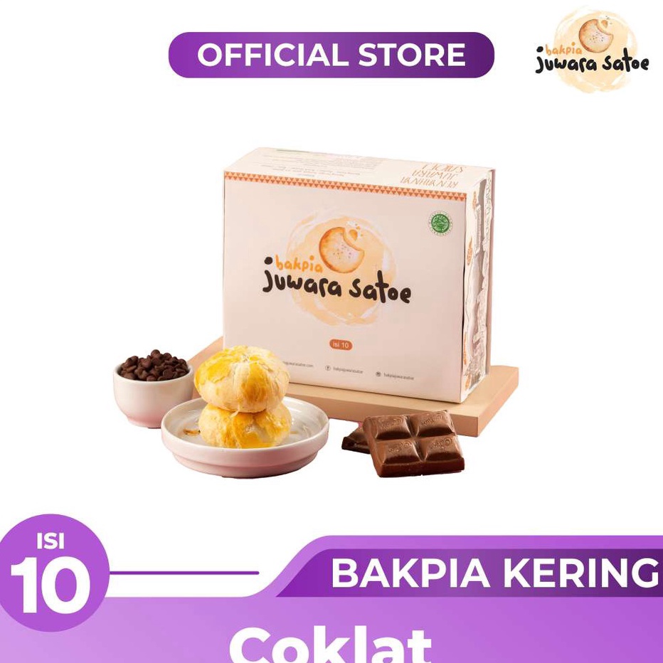 

✽Stok Banyak D6GM9 BAKPIA COKLAT ISI 10 - BAKPIA JUWARA SATOE OLEH OLEH KHAS JOGJA P91 ➞Grosir