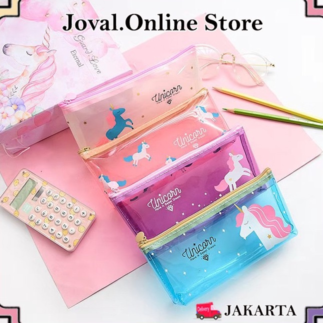 

Serba Murah 8QSR0 TEMPAT PENSIL UNICORN DREAM TRANSPARANT A67 ✼Kirim Sekarang