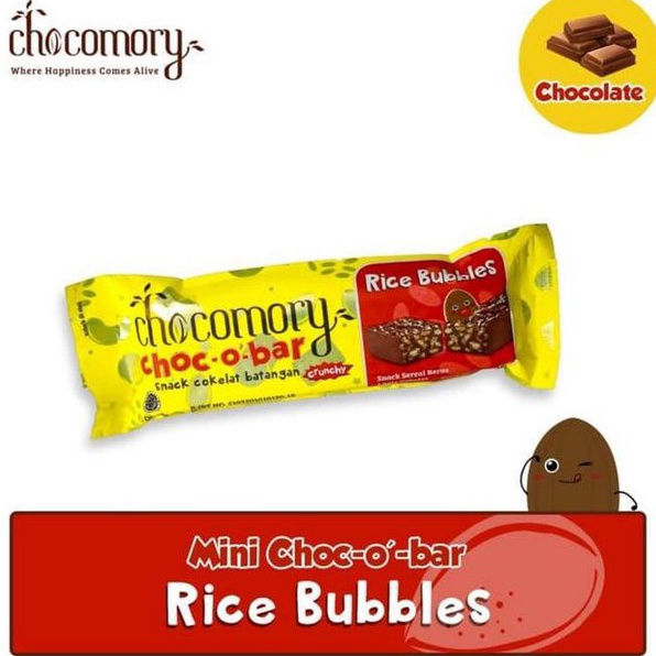 

Spesial Edition Chocomory Mini Choco Bar Rice Bubble 35g