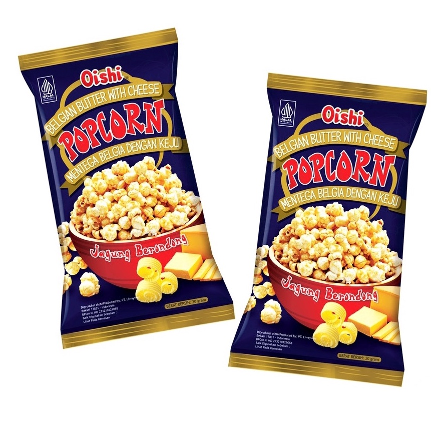 

Sale Oke OISHI POPCORN 20 gr - RENCENG