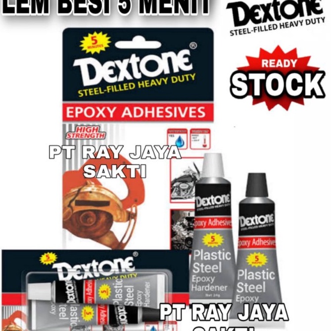 

☋Best✶ PFWTI Lem besi 5 menit dextone original W50 Ready Stok
