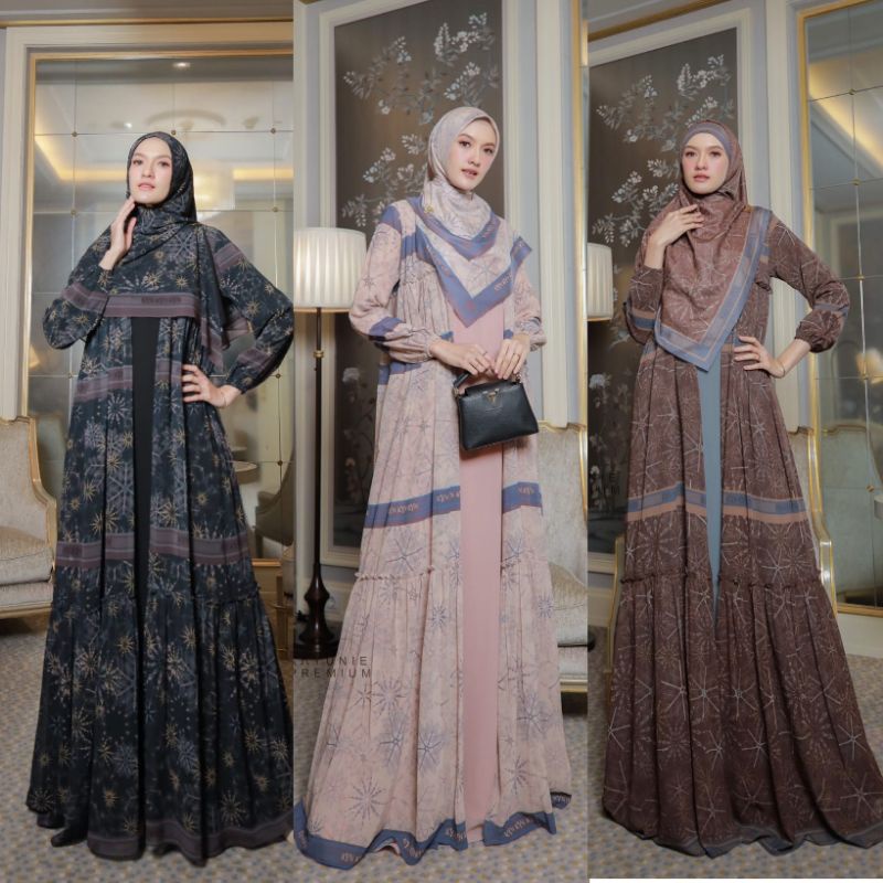 abhipraya series dheandita dress syari by kyn kayunie premium