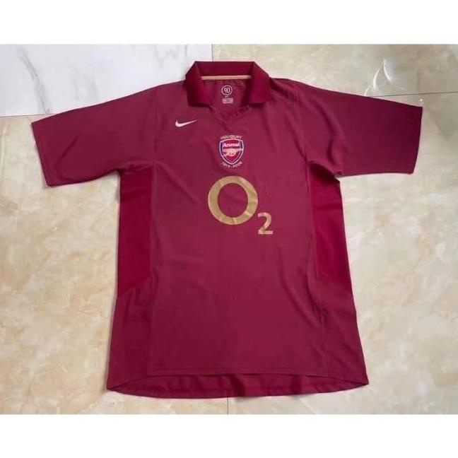 ULER JERSEY BAJU BOLA ARSENAL A O2 2005 IMPORT GRADE ORI DDS354635