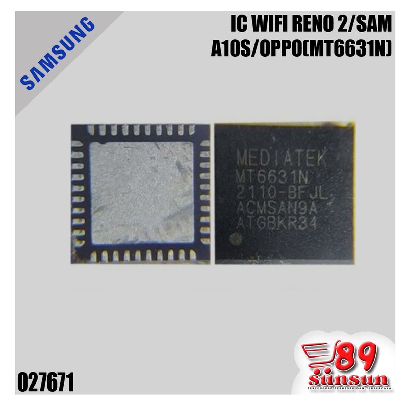 IC WIFI RENO 2/SAM A10S/OPPO(MT6631N)