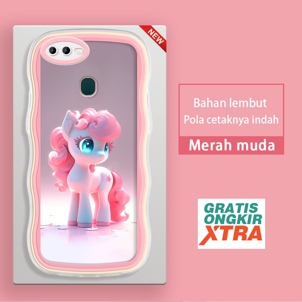 OPPO A12 A92 A52 A9 A12E A7 A5 A5S A3S A12E 2020 Case Unicorn Rainbow Horse Kesing hp murah cassing 